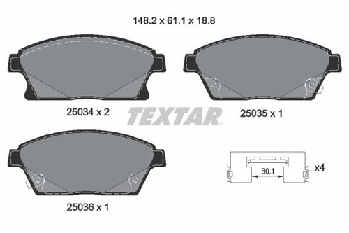 Front axle 2503401 brake - front,