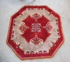Vintage Readicut Hand Made Rug