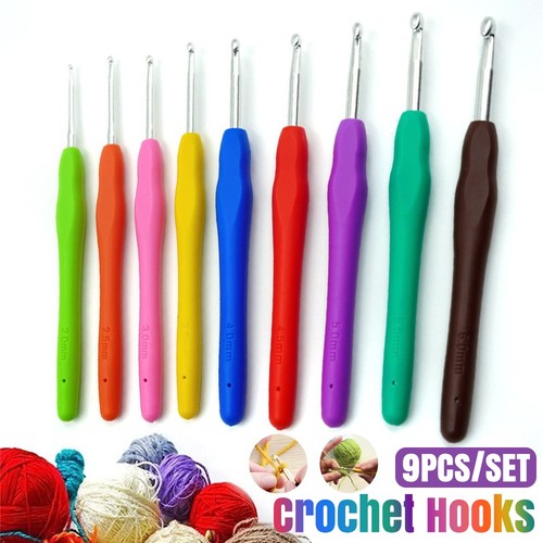 9pcs crochet hooks set - crochet,
