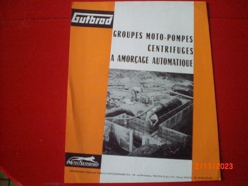 Old advertising leaflet motor - old,