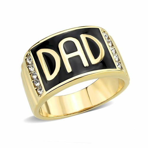 Mens dad ring gold - , signet