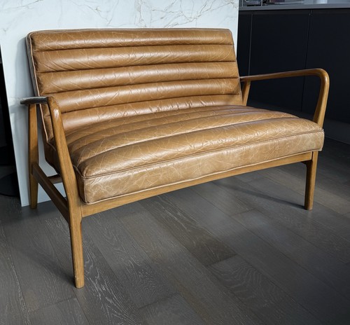 Datsun seat ribbed leather - 2, &