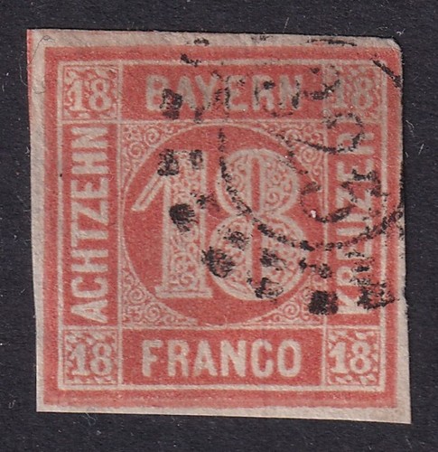 Bavaria 1862 numeral - bavaria,