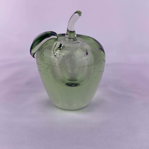 Hand blown green art - hand,