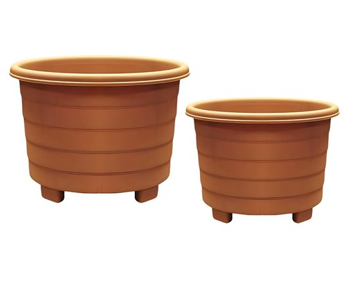 Plastic long plant pots flower - plastic,
