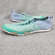 Adidas Ballerina Primeknit Women's Golf Shoes Sz 11 Green Purple Sneakers