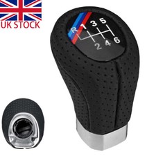 NEW Gear Shift Knob M SPORT PU Leather 6 Speed For BMW  3' E90 E91 E92