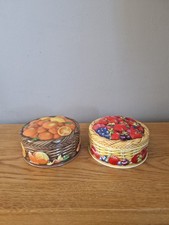 Two Small decorative, embossed