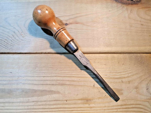 Vintage wooden screwdriver - vintage,