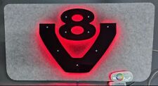 SCANIA V8 CUSTOM NEON LED BOARD 85x45CM +DIMMER & BRACKETS 3D ACRYLIC LETTERS