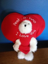 Boyd's Bear Peek A Boo Bear Plush Soft Toy Head Bean Collection