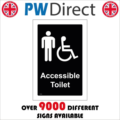 Sign male disabled accessible - male,