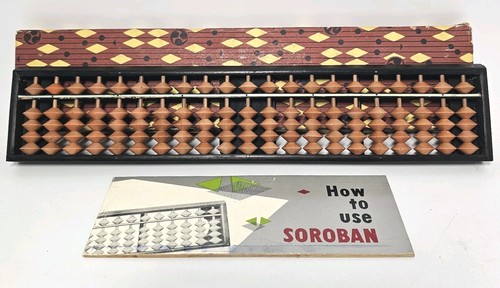 Vintage japanese abacus tomoe - vintage,