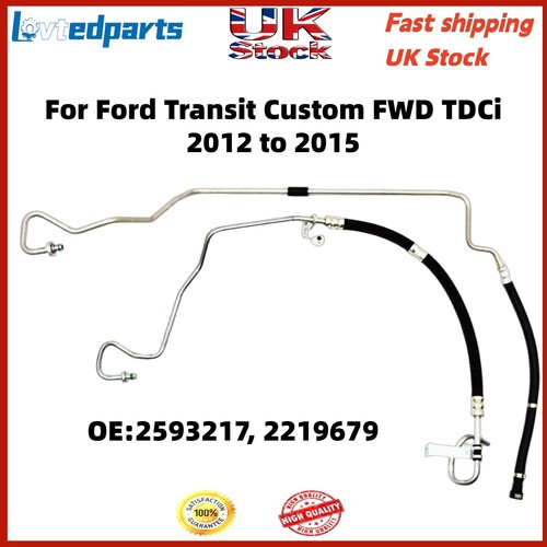 Power steering hoses pipes - 2x,