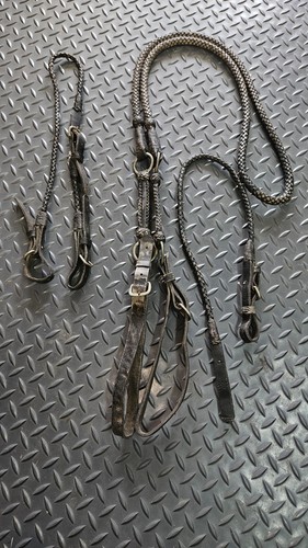 Braided romel reins - braided,