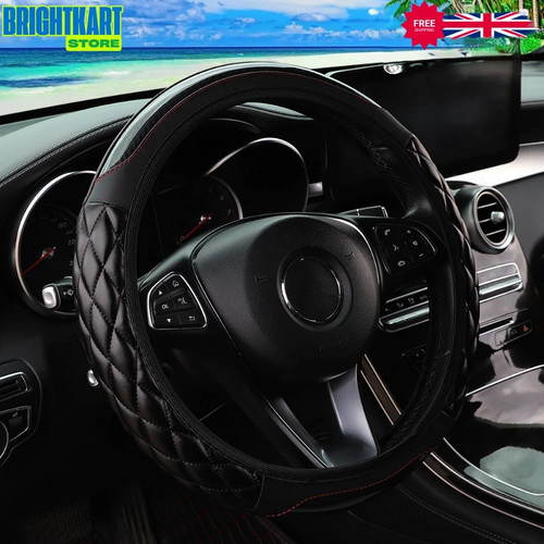 Leather car steering - leather,