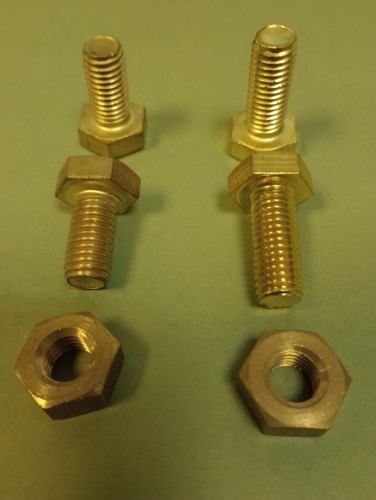 Brass hex nut bolts m10 - &,
