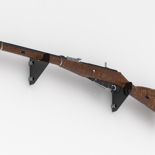 Rifle holder musket - rifle,