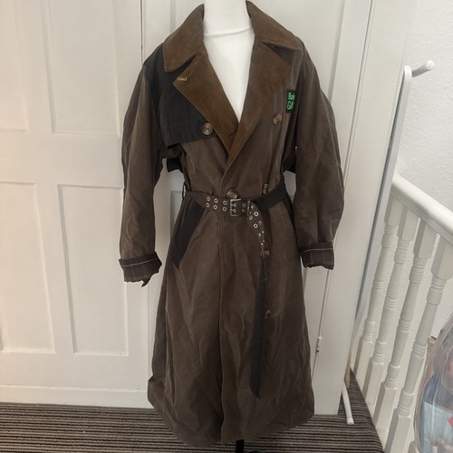 Barbour ganni wax trench - x,