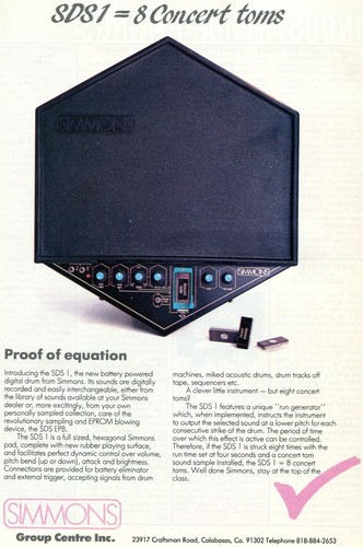 1985 print simmons sds1 - 1985,