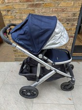 Upper Baby Vista Buggy with Bassinet and Accessories Navy