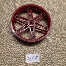 LEGO 1 Spoke Wheel 2903 Dark Red for 10019