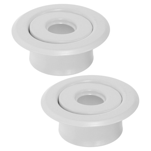 2pcs white metal - white,