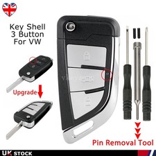 Upgrade 3 Button Flip Key Fob
