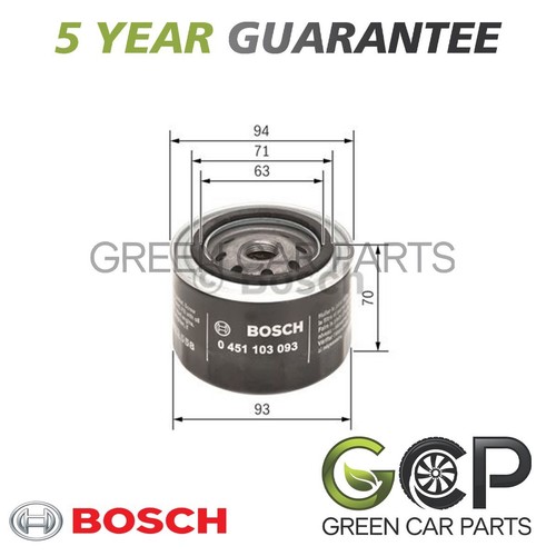 Bosch oil filter fits - bosch, vauxhall