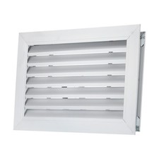 Door Air Vent Cover 16" x 10" Aluminum Grille Ventilation Cover Louvered
