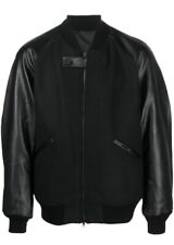 Genuine Adidas Y3 medium black bomber varsity jacket HN4327 mens flannels bag