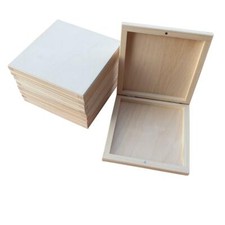WOODEN CD BOX, SET OF 5