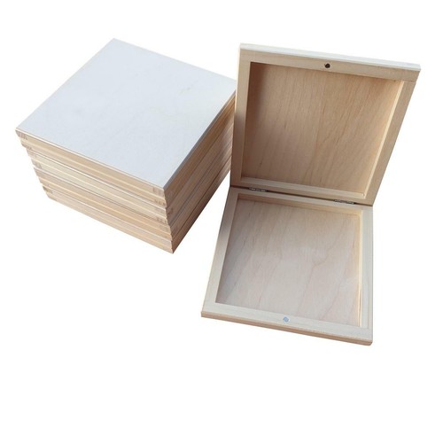 Wooden box set of 5 - cd, box,