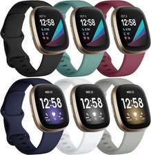 For Fitbit Versa 3, Versa 4, Sense, Sense 2 Silicone Band Strap