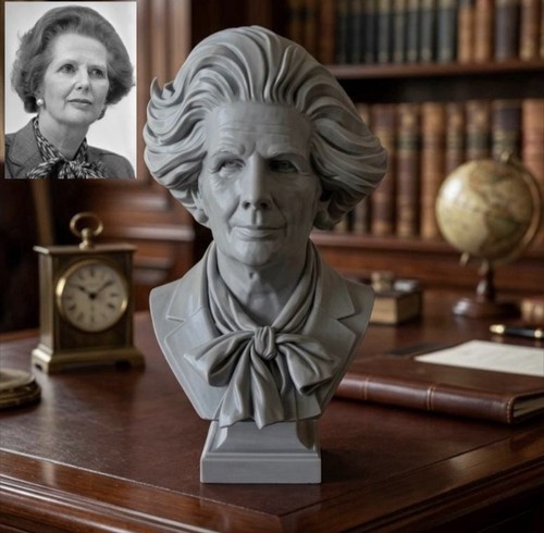Margaret thatcher bust - margaret,