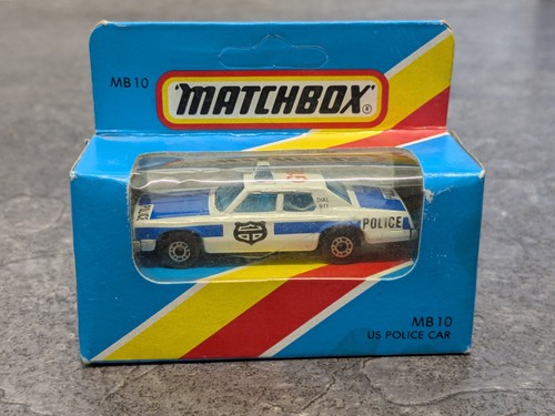 Matchbox police car - mb-10,