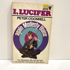 I, Lucifer by Peter O'Donnell Again Modesty Blaise vintage PAN books 1967