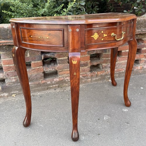 Italian style inlaid half moon - inlaid,