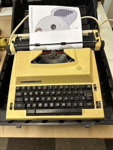 Hermes 505 portable typewriter - hermes,