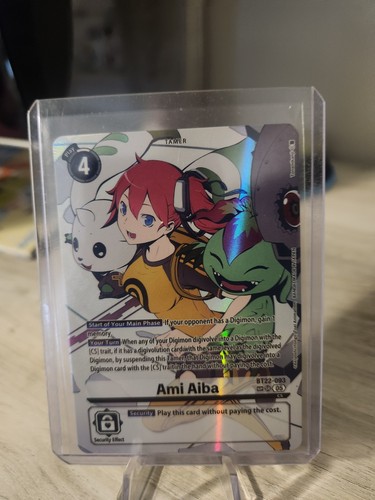 Digimon card ami aiba bt22 - digimon,