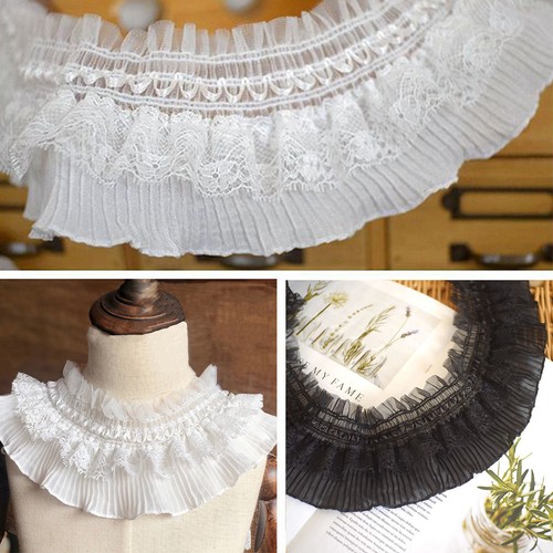 Yards lace chiffon pleated - lace,