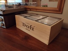 CD Storage ~ Wine Box, Crate. Wooden. French, Genuine.