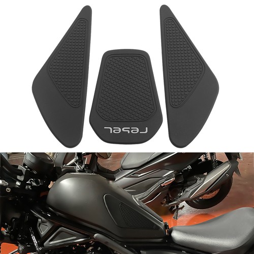 Black fuel tank side - tank, pads