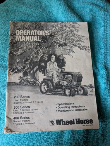 Wheel horse page - horse, 32