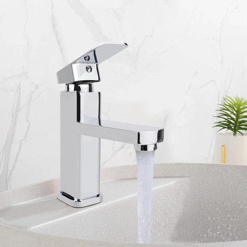 New modern waterfall - modern, bathroom