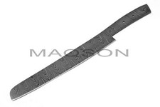  Blade. Kitchen Blade is Sharp Razor Damascus Blank NEW Grain MAQ920