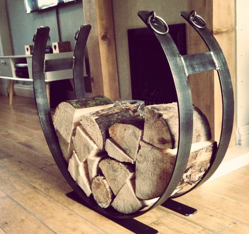 Wrought iron log - wrought,