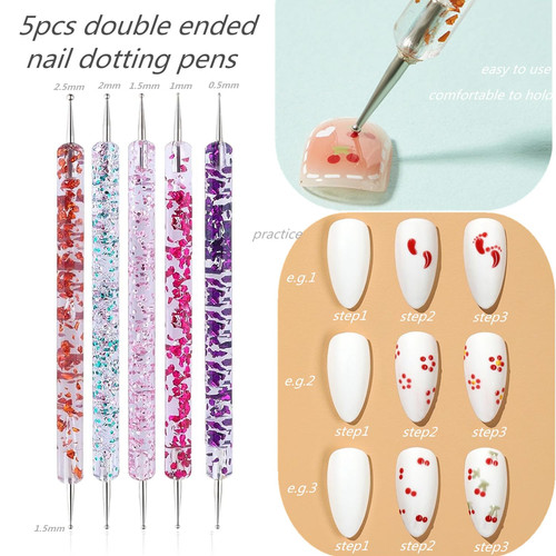 Nail dotting tools - tools, kit
