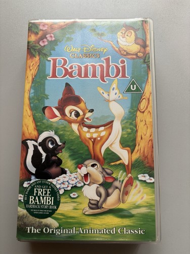 Disney bambi vhs video - -,