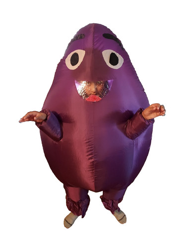 Inflatable purple grimace - inflatable,